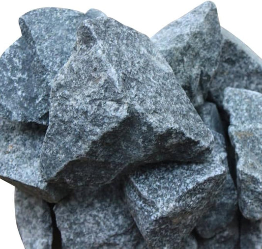 Sauna Stones 16kg - High Heat Capacity Sauna Heating Rocks Suitable for Large Private & Commercial Sauna Rooms