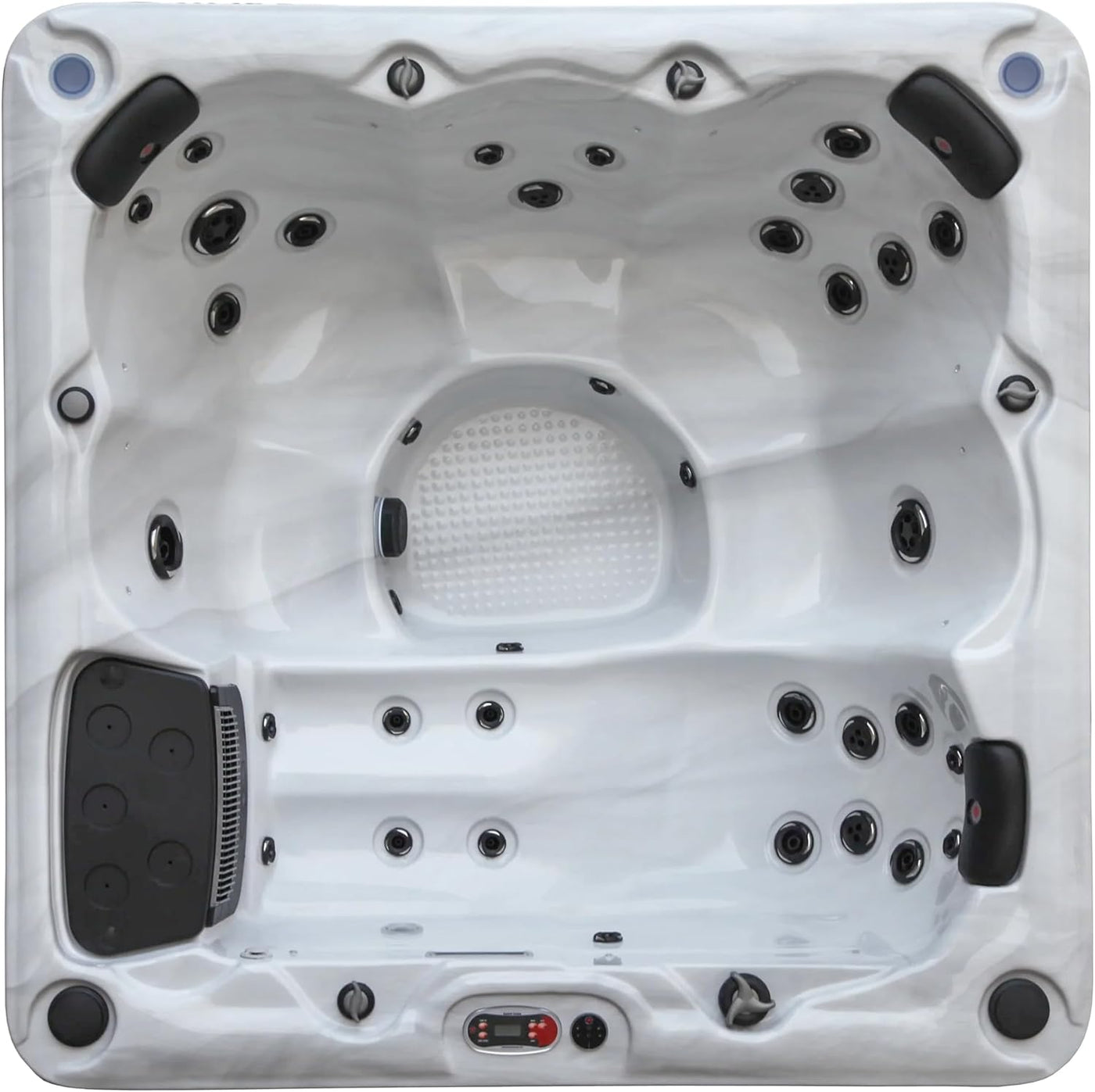 Winnipeg Hot Tub, 5-6 person 35-jet, 199 x 199 cm — Canadian Spa Company UK