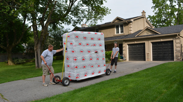 Back garden delivery and installation service — Canadian Spa Company UK