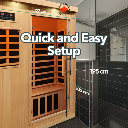 Tremblant 2-Person Sauna 127 x 105 x 195cm
