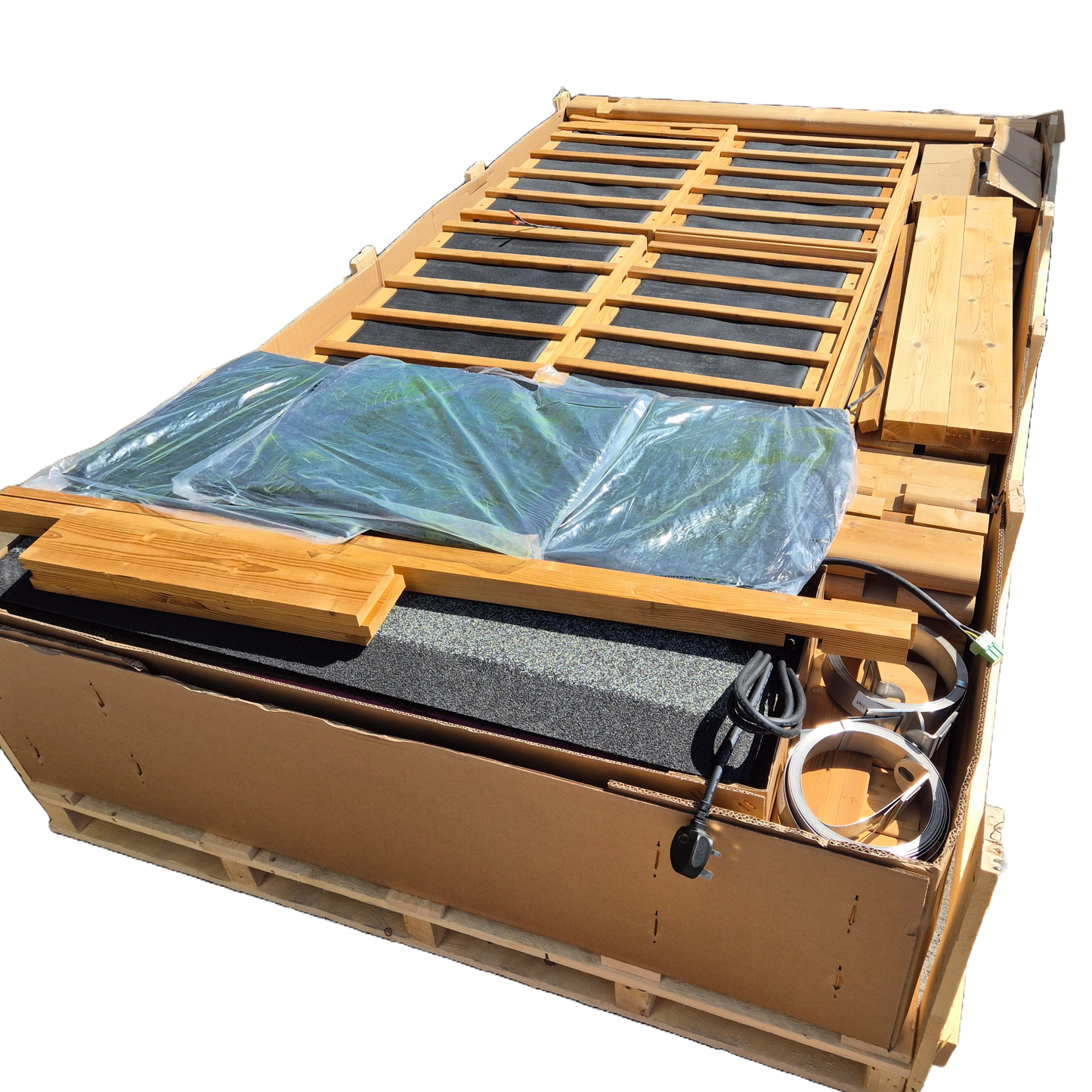 Ex-Display Outdoor Oval Barrel Sauna – Hybrid Infrared & Traditional Heating