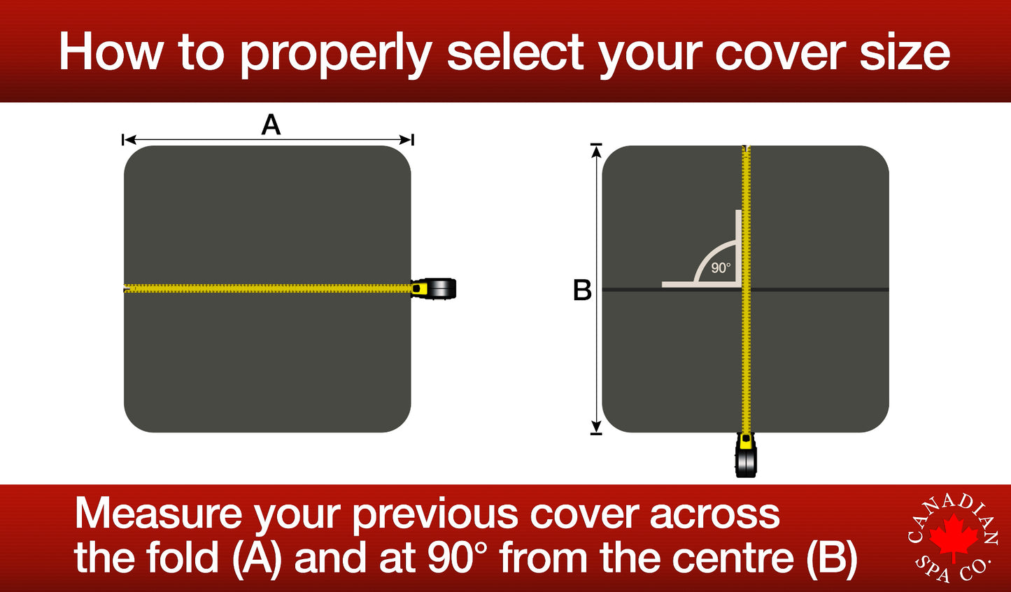 5"/3" Thick Tapered Spa Covers - Square 198cm to 233cm / 78" to 92"