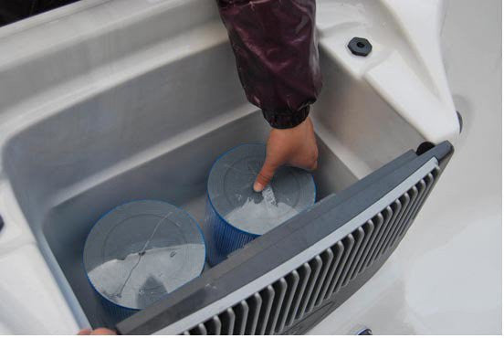 Canadian Spa Company_Spa_KA-10032_50sqft Glacier Antimicrobial Filters with Pre-Filters x 2_Hot Tubs