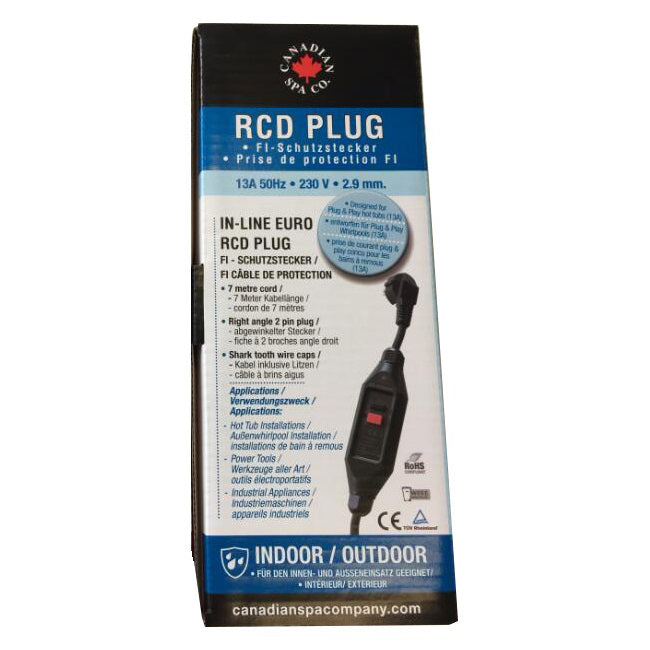 Canadian Spa Company_KK-10733_7m RCD with Euro Plug_Hot Tubs