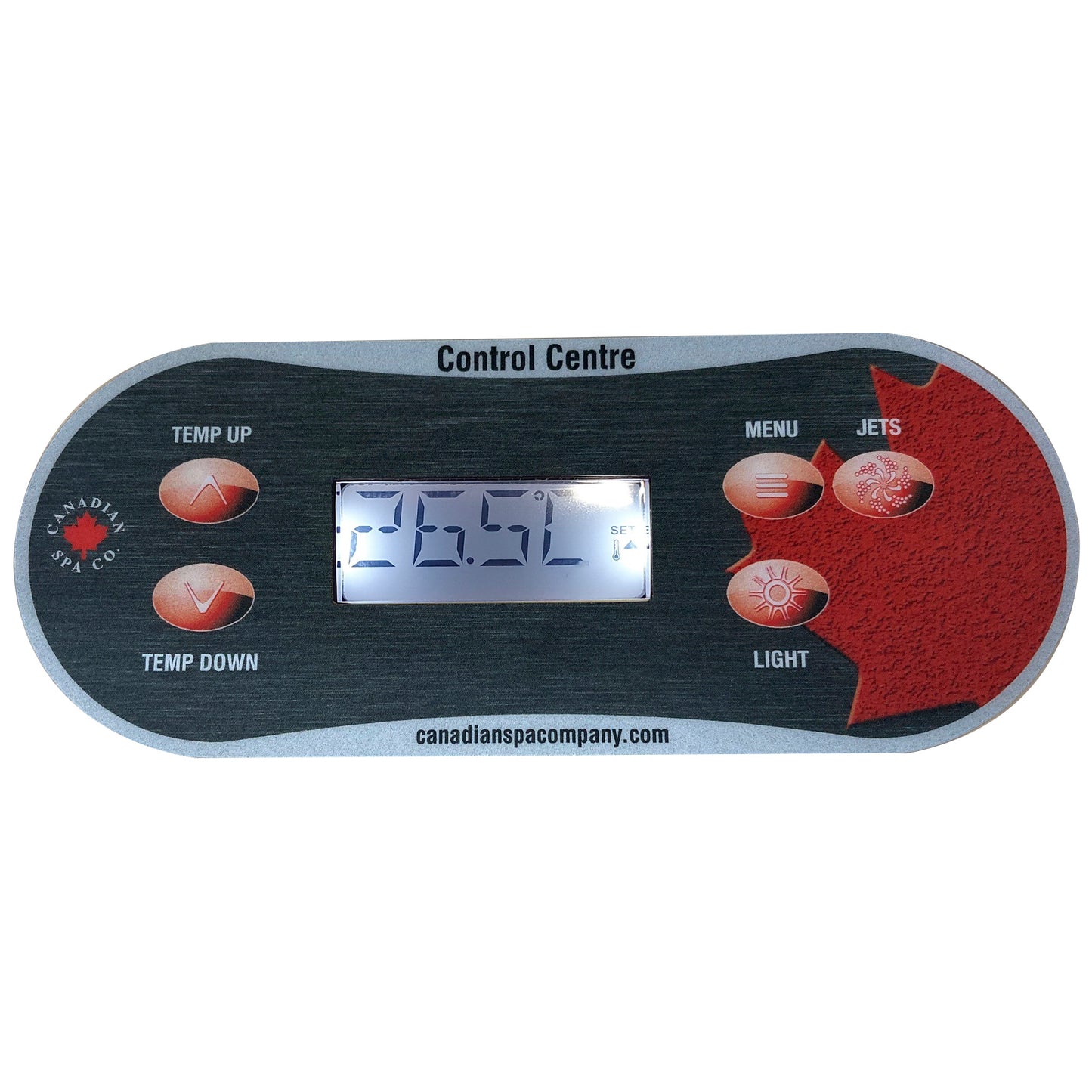 Canadian Spa Company_KK-11154_Balboa TP500 Topside Control 1 pump label_Hot Tubs