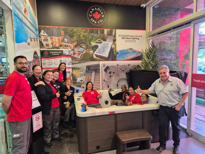 Canadian Spa Company sales training success at Ace Hardware UAE