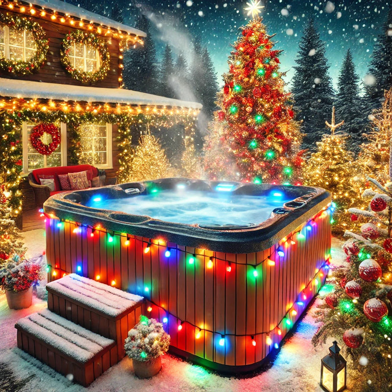 A merry Christmas hot tub — Canadian Spa Company UK