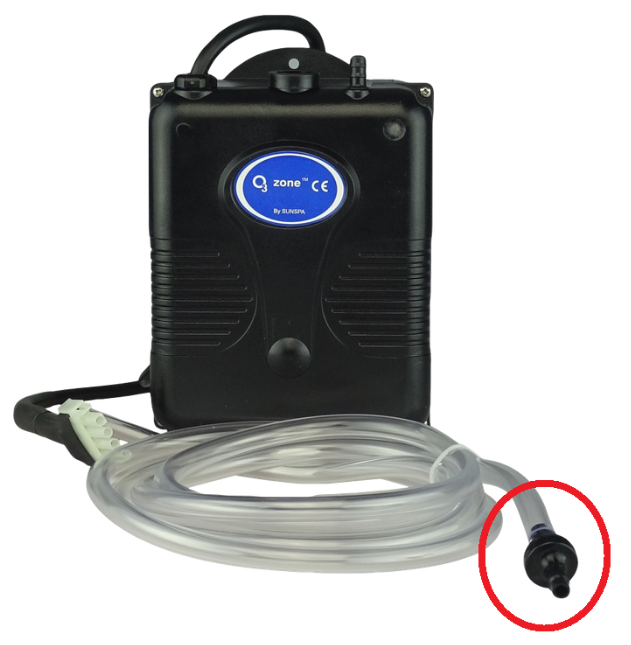 Leaking spa — ozone check valve replacement — Canadian Spa Company UK