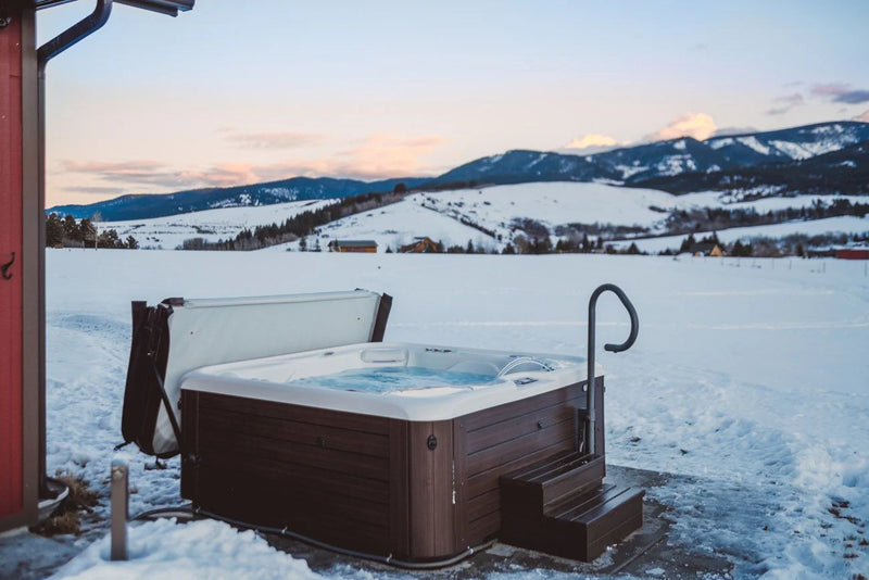 Snowy spa