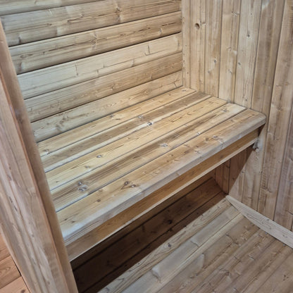 Oval sauna bench seat — Canadian Spa Company UK