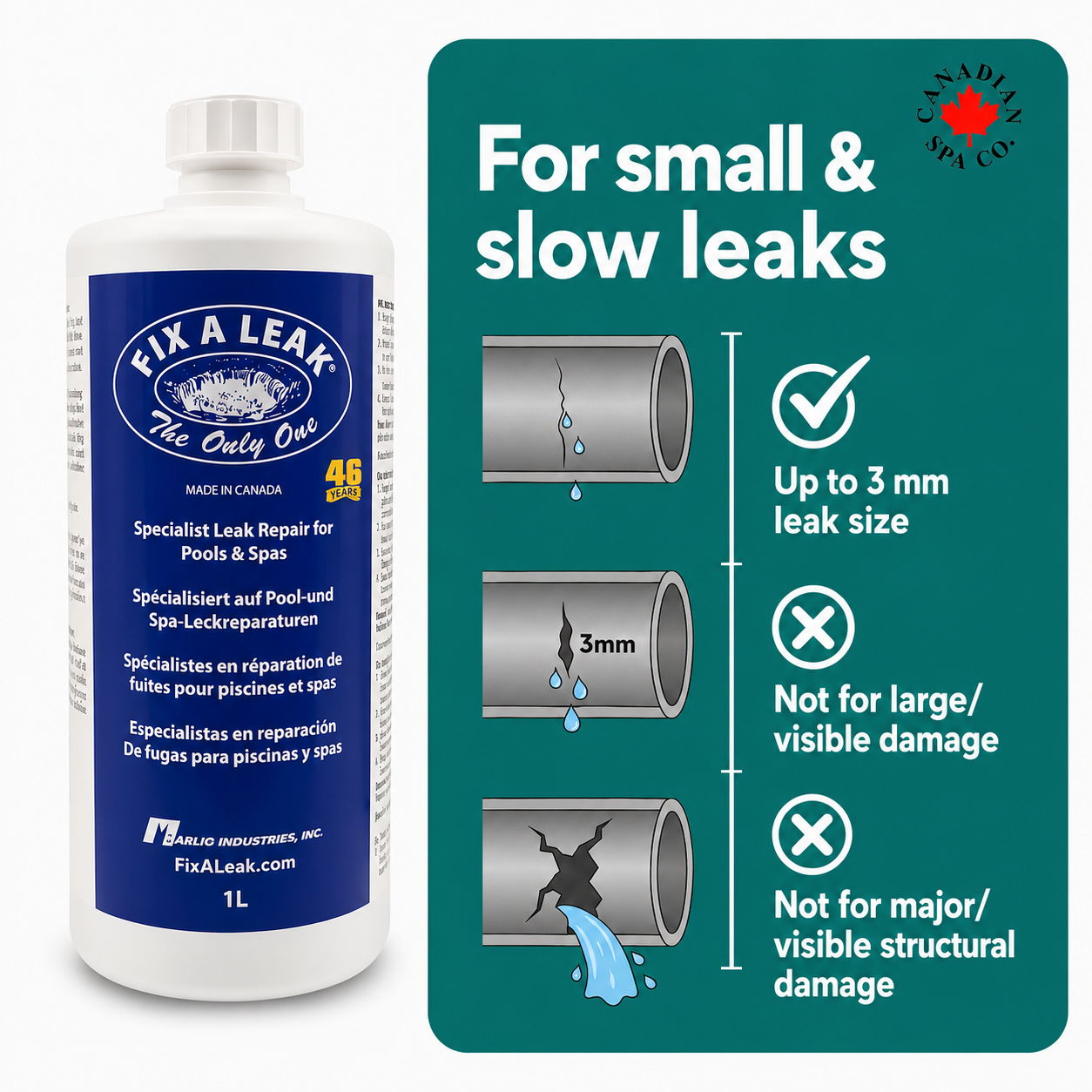 Fix-A-Leak 1000ml / 34oz
