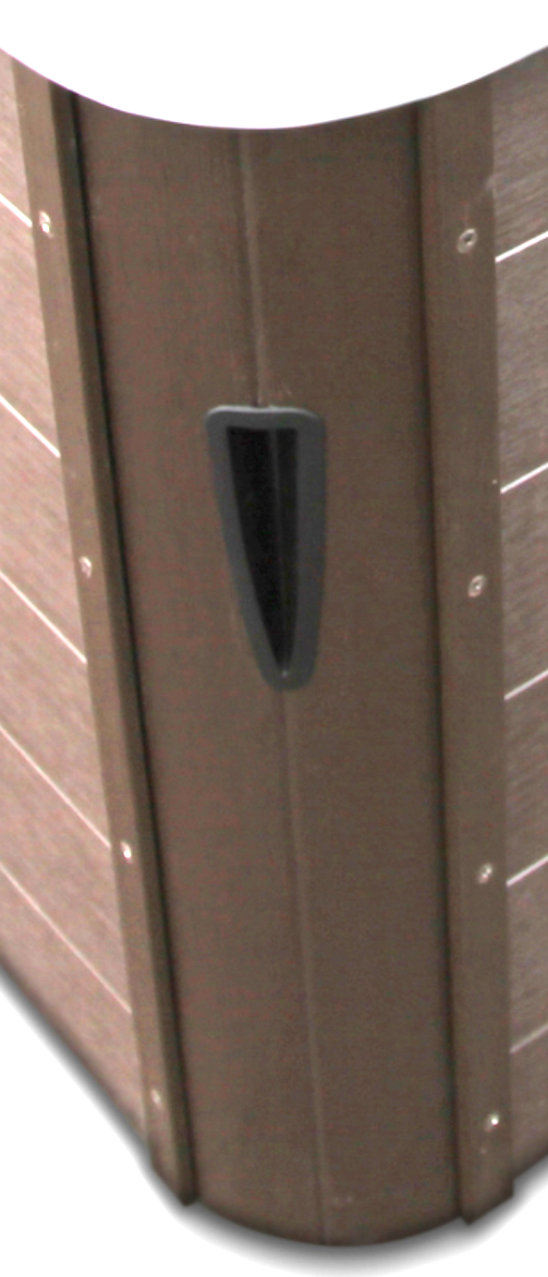 Corner With LED 3H Style Chocolate - Hurricane