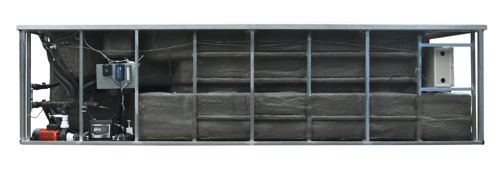 Canadian Spa 19ft St. Lawrence Swim Spa — TurboWave River Flow System