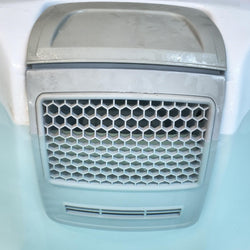 Lid and Skimmer face with New Weir Gate Kit – Premium Surface Filtration for a Cleaner Spa -Black Ice