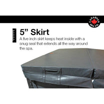 Swim Spa Cover - St Lawrence 16ft (Coffee) - Shipped in 2 Boxes