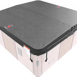 DELUXE Square Hot Tub Covers - 198cm to 233cm / 78" to 92" Ultra Thick with 2 Year Warranty