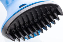 Easy use filter cleaning brush. Attach to garden hose with connector included.