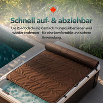 Rolling Cover for Niagara / Vancouver 90 x 90in (228 x 228cm) - Brown
