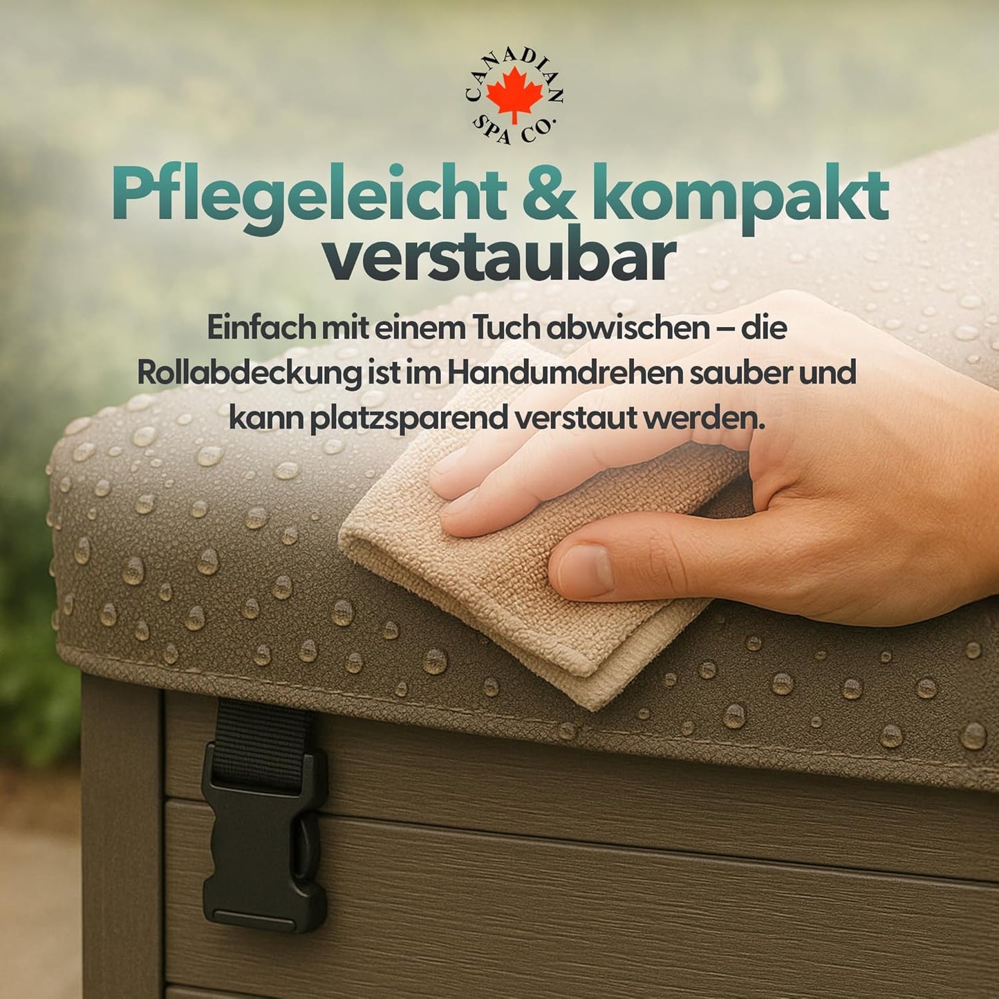 Rolling Cover - Alberta / Kingston 94.5 x 85in (240 x 216cm) - Brown