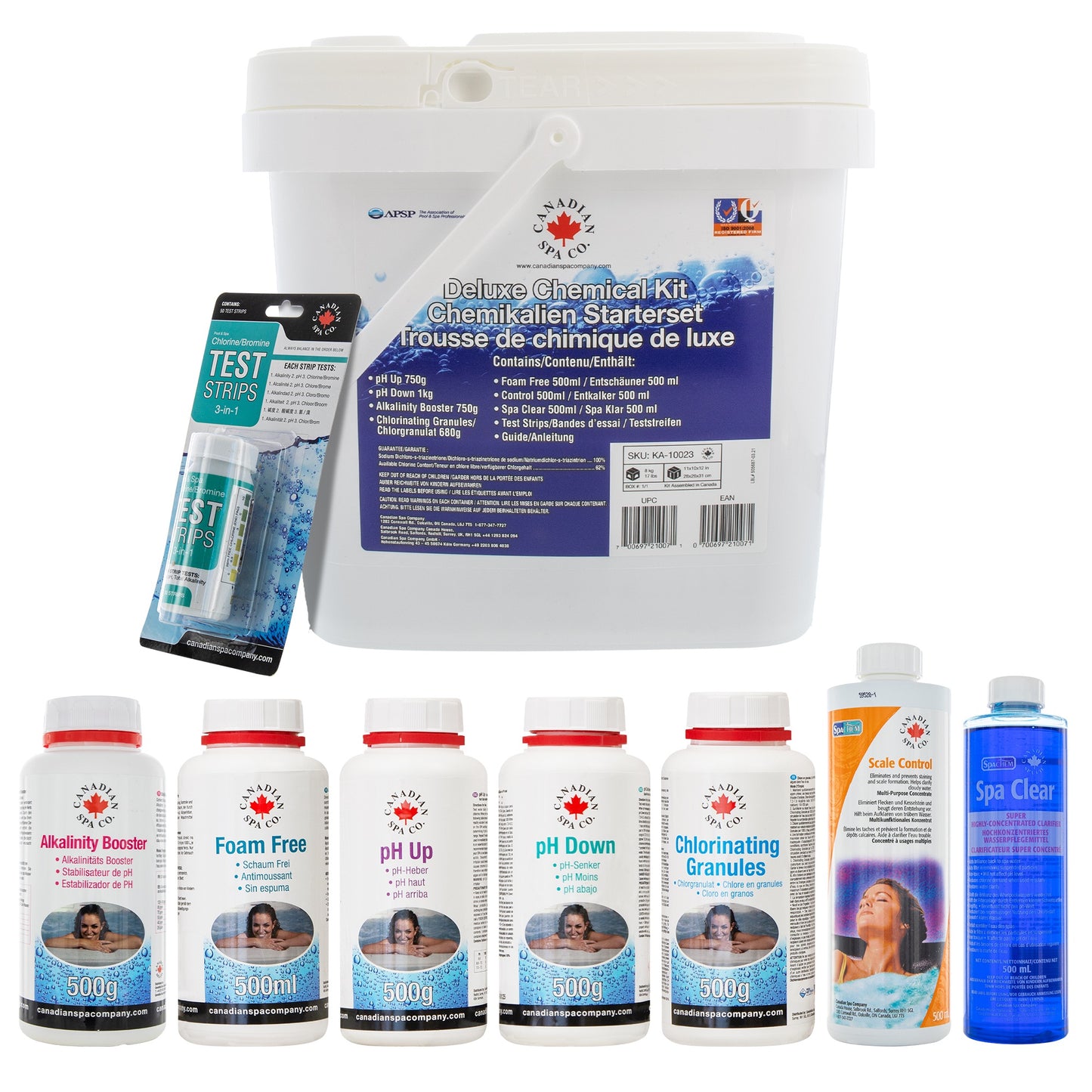 Complete Hot Tub & Spa Chemical Kit