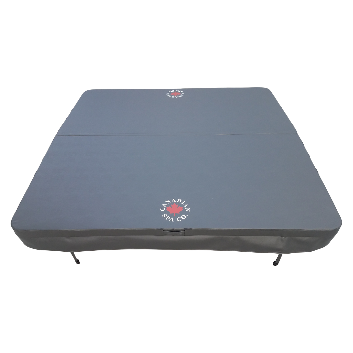 
PROLINE square grey replacement hot tub cover with no promotional overlay