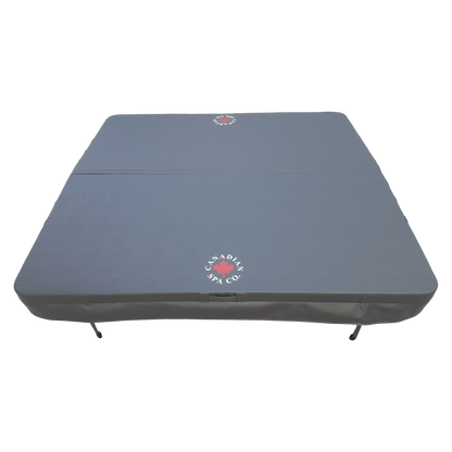 PROLINE square grey replacement hot tub cover with no promotional overlay