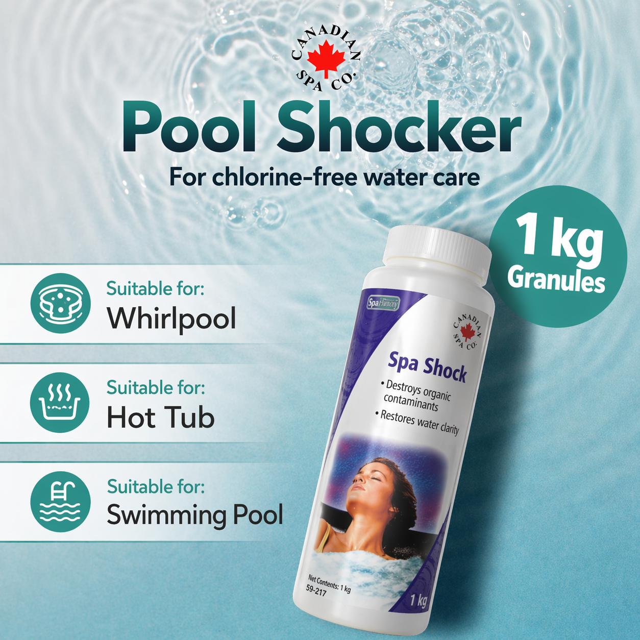 Non-Chlorine Spa Shock 1KG