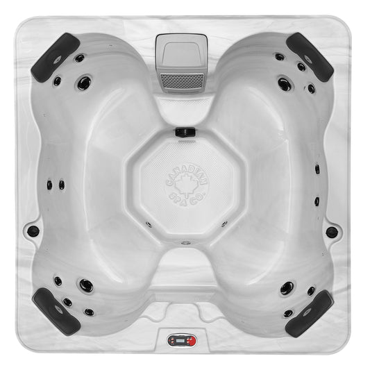 
Cornwall  Plug & Play Hot Tub | 5-Person 18-Jet  1980x1980x730mm