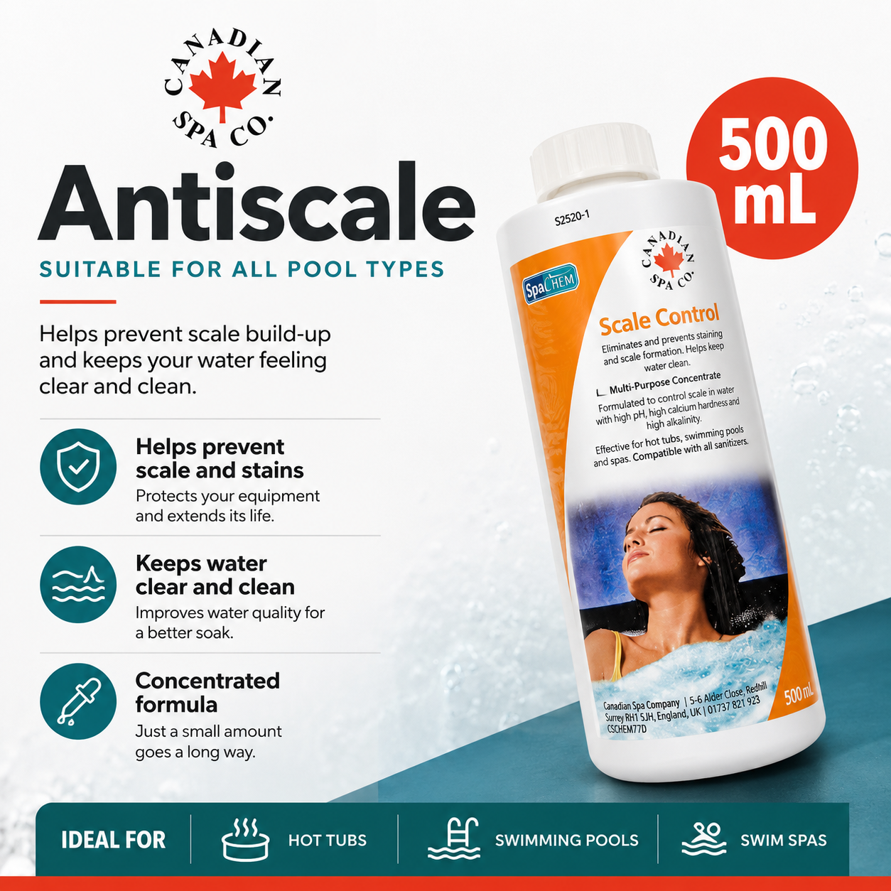 
Control (Stain and Scale Inhibitor)