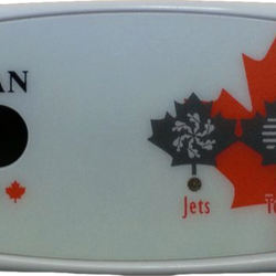 Balboa VL200 3 button overlay sticker mini oval