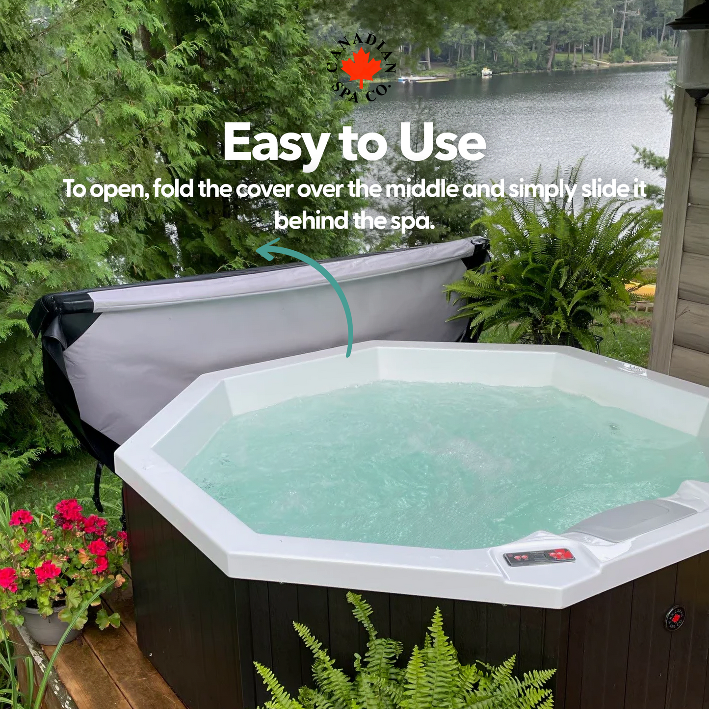 Cradle Spa Cover Lifter for Round, straight, and other odd sizes