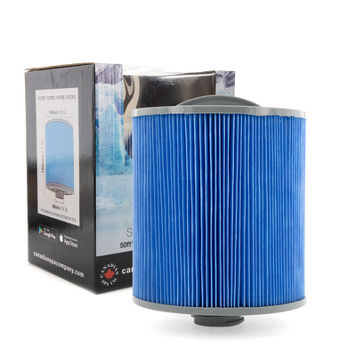 Glacier antimicrobial 50 sq ft hot tub filter cartridge for UK spa filtration