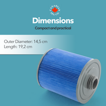 Glacier Antimicrobial 100 Sq Ft Filter Set - 2 Pack & Pre-Filter M-Pleat