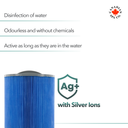 GLACIER FILTER SINGLE - LOW PROFILE - For Montreal and Halifax Spas 184mm diameter x 120mm high
