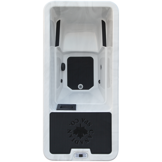 Chill Therapy Spa - Fill, plug in, and experience it Brown Finish