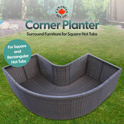 EX demo Corner Planter - Square Surround Furniture