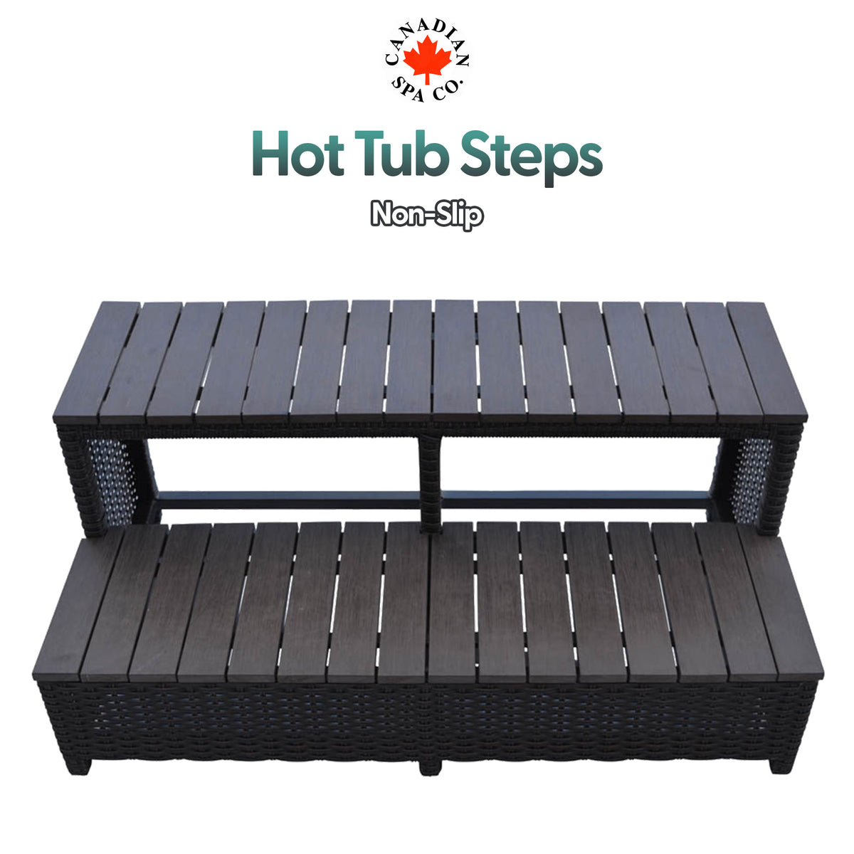 Straight Step - Square Surround Furniture | Canadian Spa Co UK