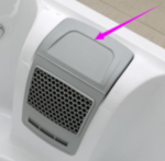 Filter lid for Black Ice spas, grey — Canadian Spa Company UK