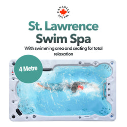 13ft Swim Spa 15HP-Jet, 3-Person - St Lawrence XSport