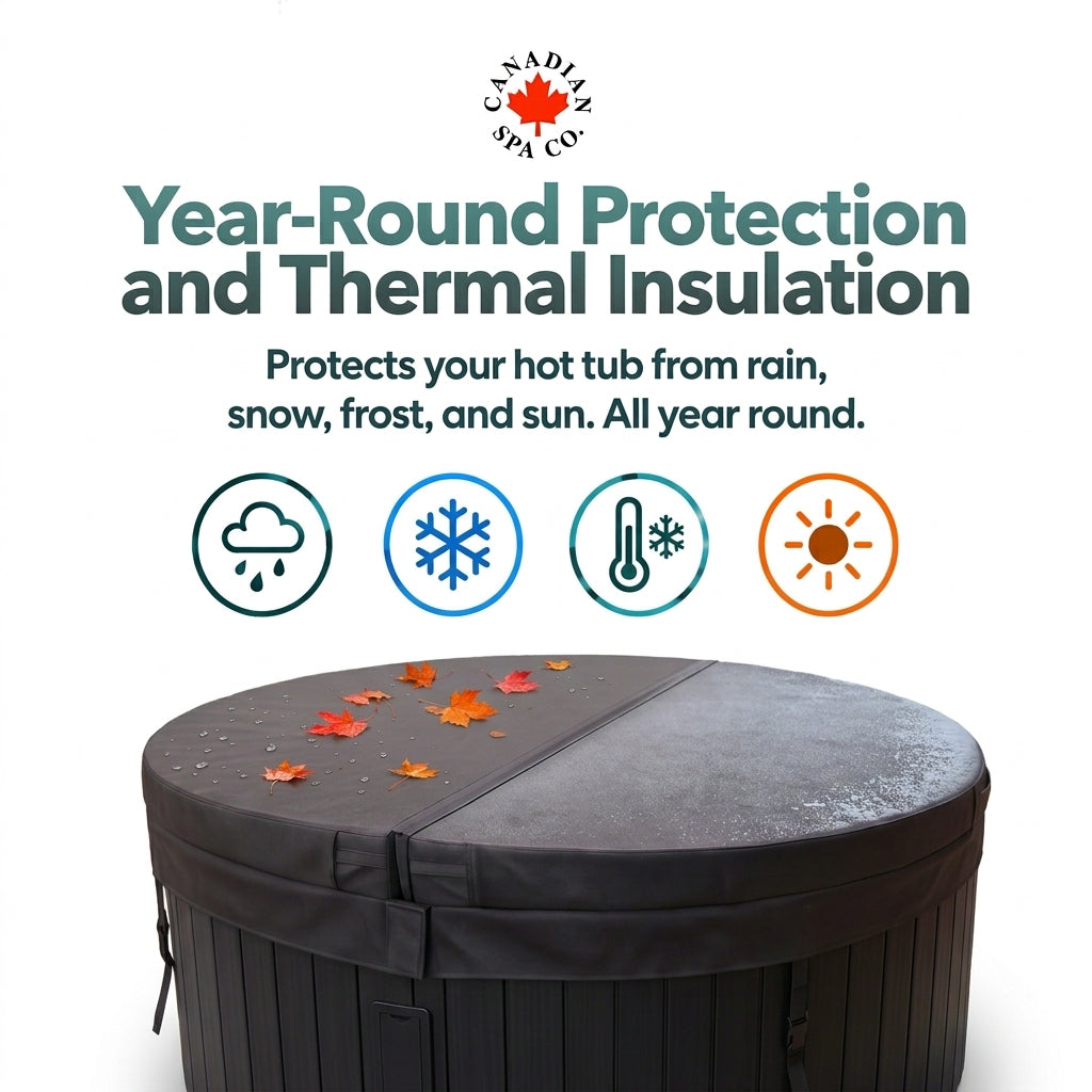 
Proline ULTRA Round Hot Tub Cover - Oxford 600D BLACK