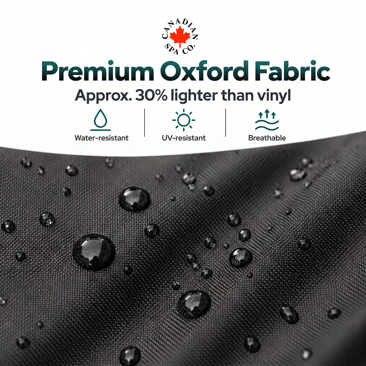 Proline ULTRA Square Hot Tub Cover - Oxford 600D BLACK