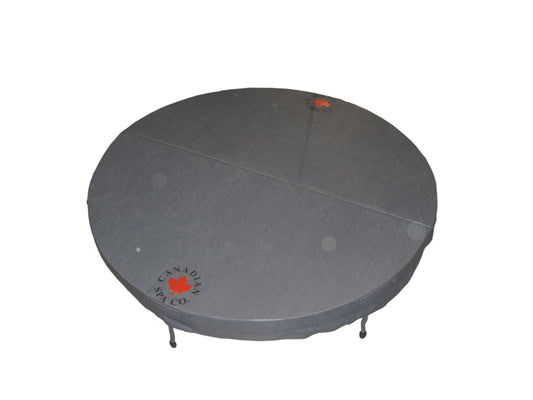 
Proline universal round tapered insulated spa cover, grey or brown — Canadian Spa Company UK