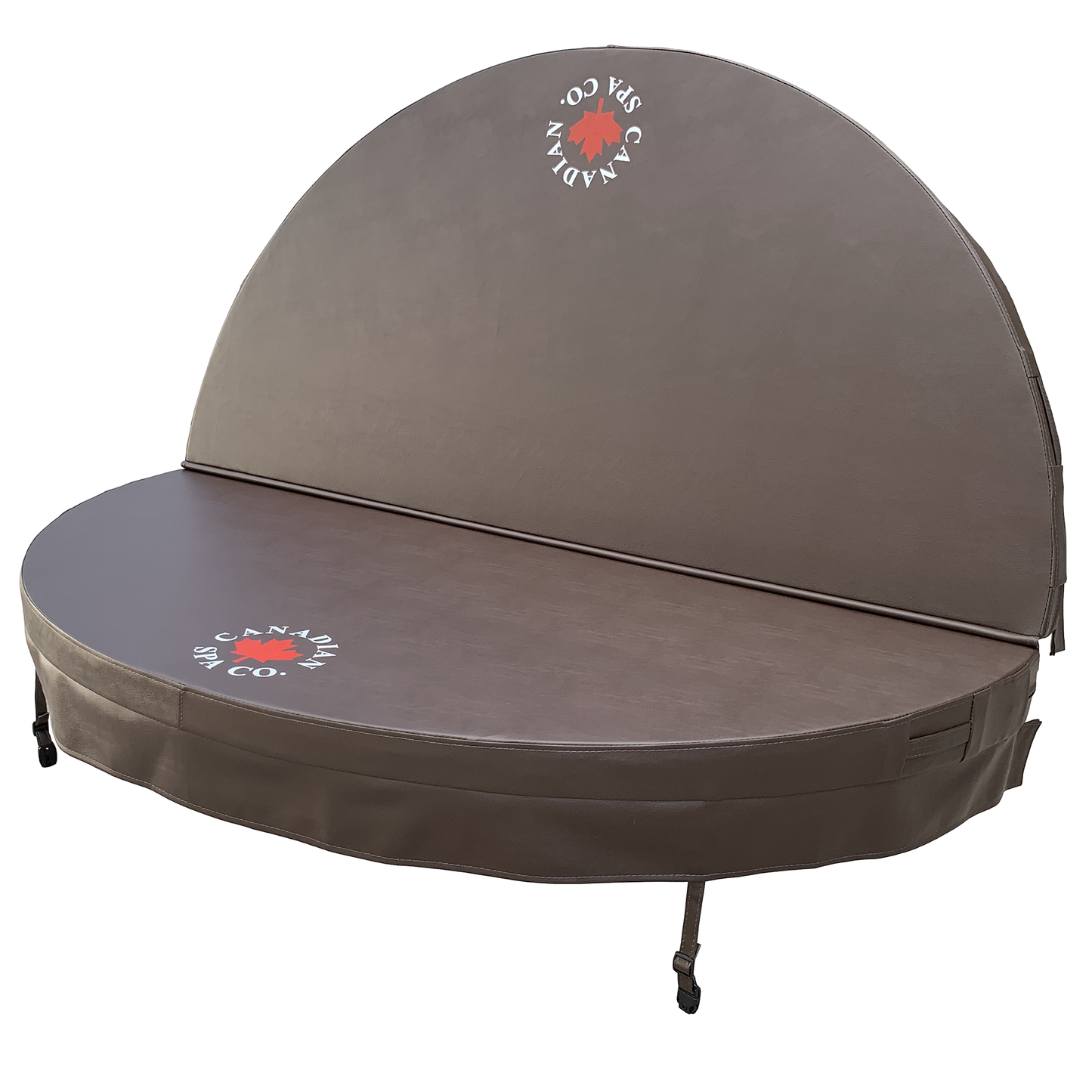 
Proline Universal Hot Tub Cover — Round, Tapered Insulated Spa Cover (Grey or Brown)