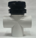 D2 2" Water Diverter Black  (replaces discontinued KK-10162)  - Black Ice