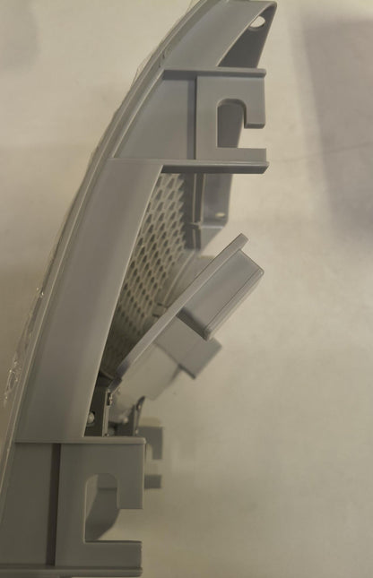 Lid and Skimmer face with New Weir Gate Kit – Premium Surface Filtration for a Cleaner Spa -Black Ice