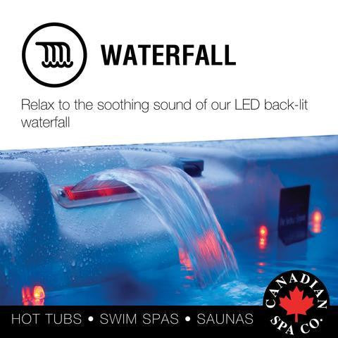 Canadian Spa Company_KH-10032_Vancouver_Square_6-Person_66 -Jet Hot Tub_Blackout Insulation_UV Light Water Care_Lounger