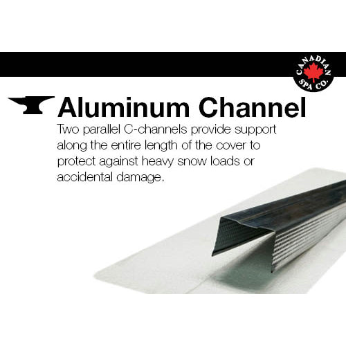 Swim Spa Cover - St Lawrence 20ft (Coffee) - Shipped in 2 Boxes