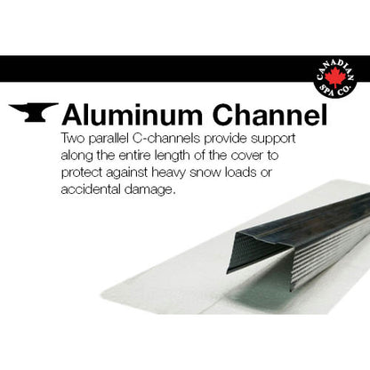 Swim Spa Cover - St Lawrence 20ft (Coffee) - Shipped in 2 Boxes