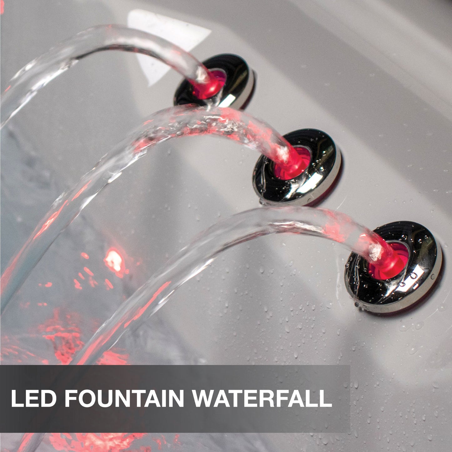 London AI Hot Tub | 6-Person 44-Jet | 213 x 213 cm