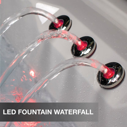 London AI Hot Tub | 6-Person 44-Jet | 213 x 213 cm